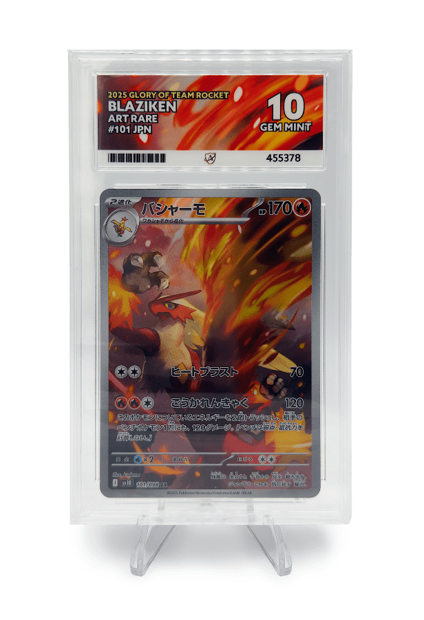 BuyGradedCards BLAZIKEN AR 101/098 ACE GEM MINT 10 - Glory of Team Rocket 2025