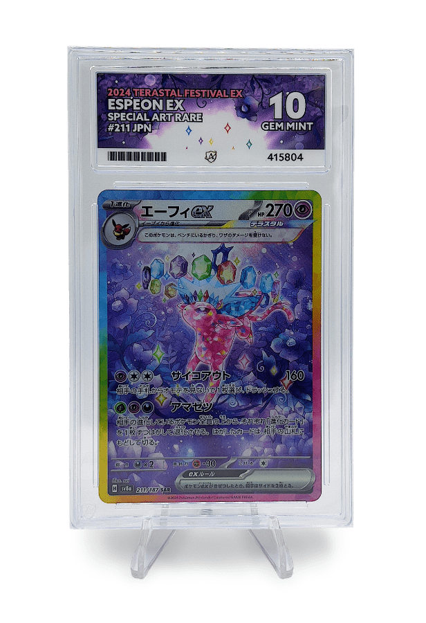BuyGradedCards ESPEON EX SAR 211/187 ACE GEM MINT 10 - Terastal Festival ex 2024