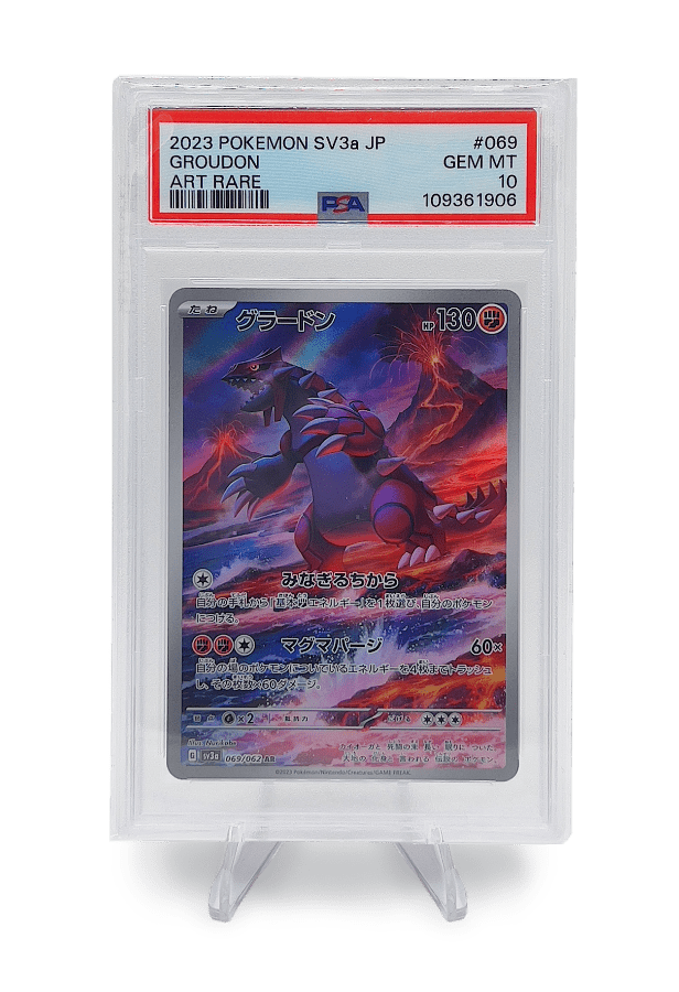 GROUDON AR 069/062 PSA GEM MINT 10 - Raging Surf 2023 BuyGradedCards GROUDON AR 069/062 PSA GEM MINT 10 - Raging Surf 2023 BuyGradedCards