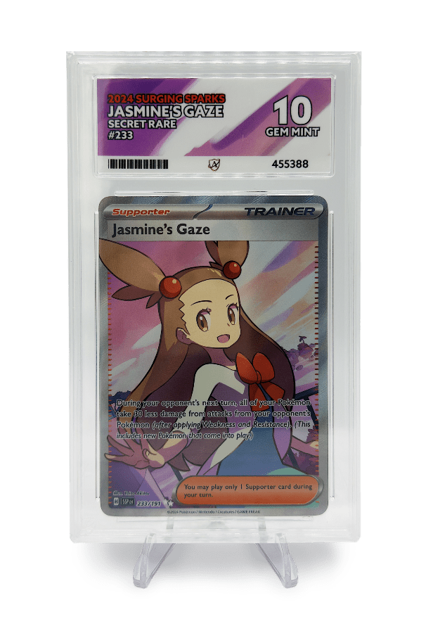 BuyGradedCards JASMINE’S GAZE SR 233/191 ACE GEM MINT 10 - Surging Sparks 2024