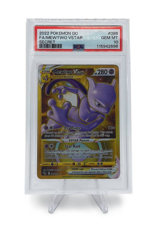 BuyGradedCards MEWTWO VSTAR SR 086/078 PSA GEM MINT 10 - Pokemon Go 2022