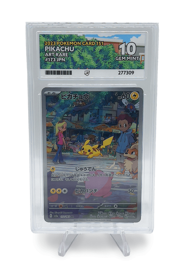 PIKACHU AR 173/165 ACE GEM MINT 10 - Pokemon Card 151 2023 PIKACHU AR 173/165 ACE GEM MINT 10 - Pokemon Card 151 2023