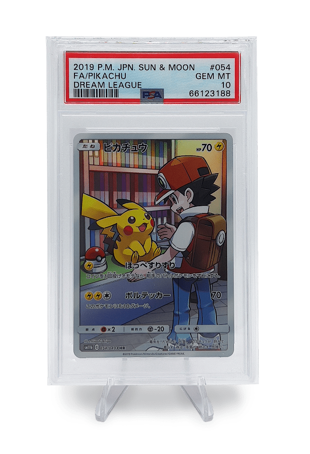 BuyGradedCards PIKACHU CHR 054/049 PSA GEM MINT 10 - Dream League 2019