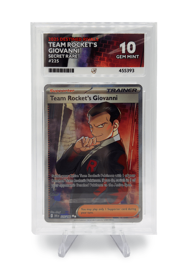 BuyGradedCards TEAM ROCKET’S GIOVANNI SR 225/182 ACE GEM MINT 10 - Destined Rivals 2025