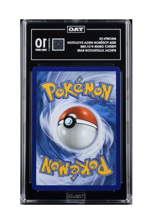 MEOWTH EX SIR 121/088 TAG GEM MINT 10 - Perfect Order 2026