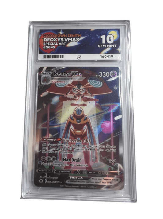 DEOXYS VMAX SA GG45/GG70 ACE GEM MINT 10 Front