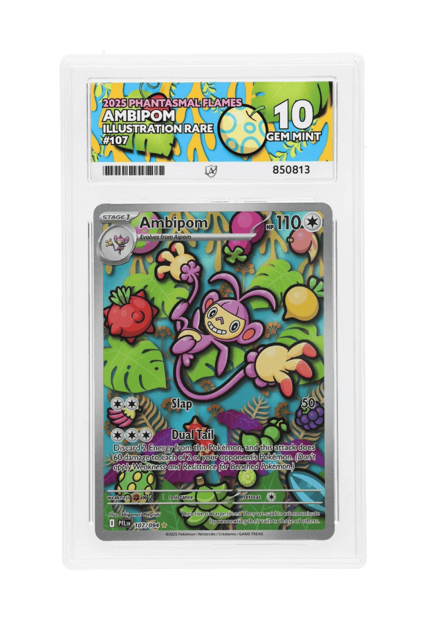 BuyGradedCards AMBIPOM IR 107/094 ACE GEM MINT 10 - Phantasmal Flames 2025