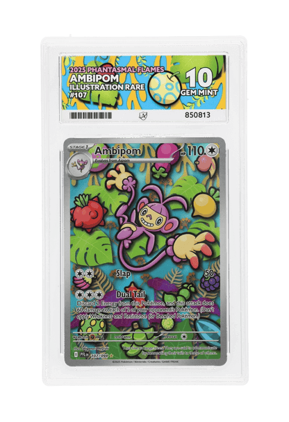 BuyGradedCards AMBIPOM IR 107/094 ACE GEM MINT 10 - Phantasmal Flames 2025