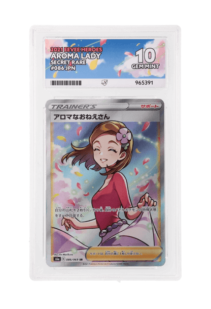 BuyGradedCards AROMA LADY SR 086/069 ACE GEM MINT 10 - Eevee Heroes 2021