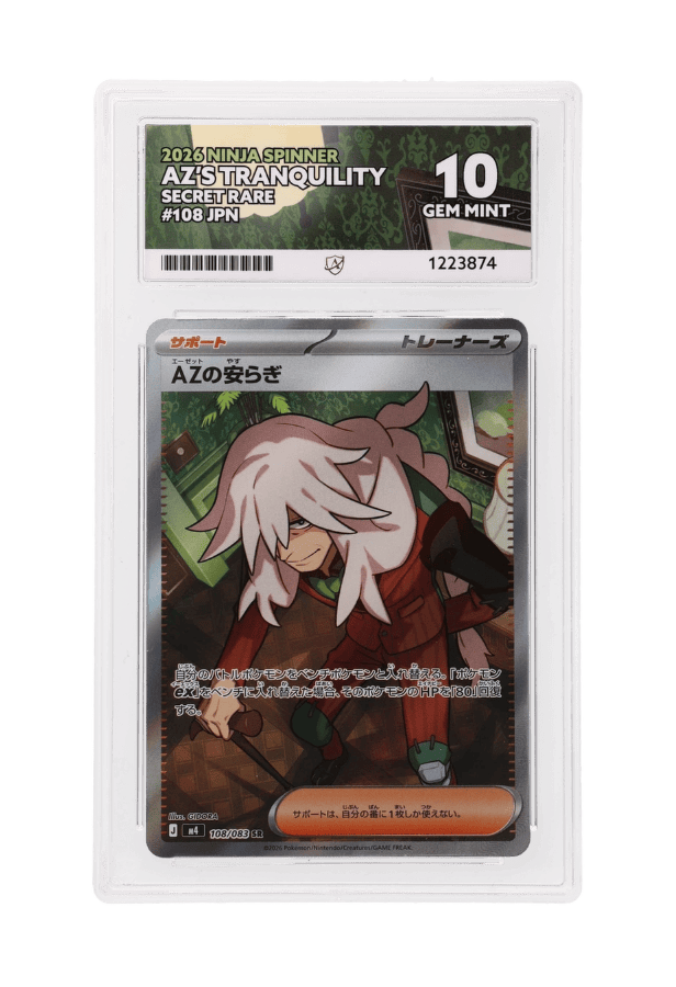 BuyGradedCards AZ’S TRANQUILITY SR 108/083 ACE GEM MINT 10 - Ninja Spinner 2026