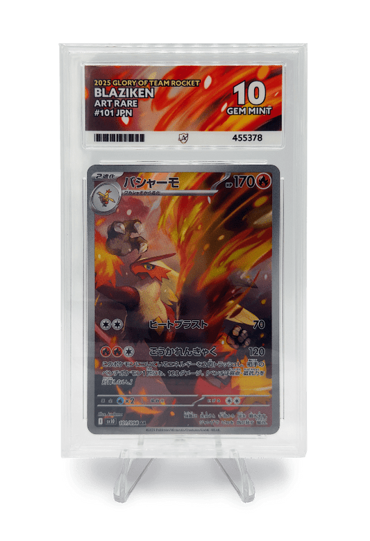 BuyGradedCards BLAZIKEN AR 101/098 ACE GEM MINT 10 - Glory of Team Rocket 2025