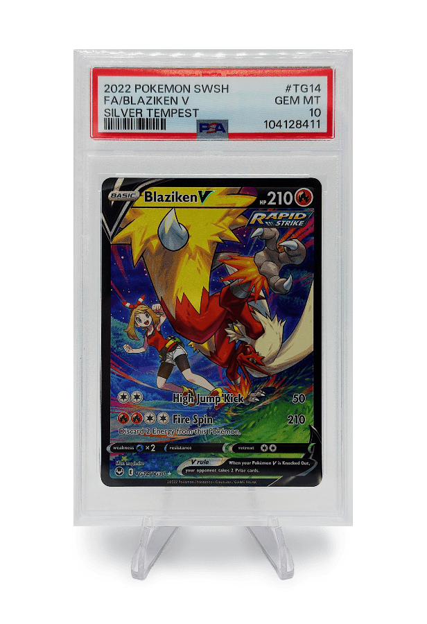 BuyGradedCards BLAZIKEN V FA TG14/TG30 PSA GEM MINT 10 - Silver Tempest 2022