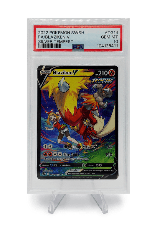 BuyGradedCards BLAZIKEN V FA TG14/TG30 PSA GEM MINT 10 - Silver Tempest 2022