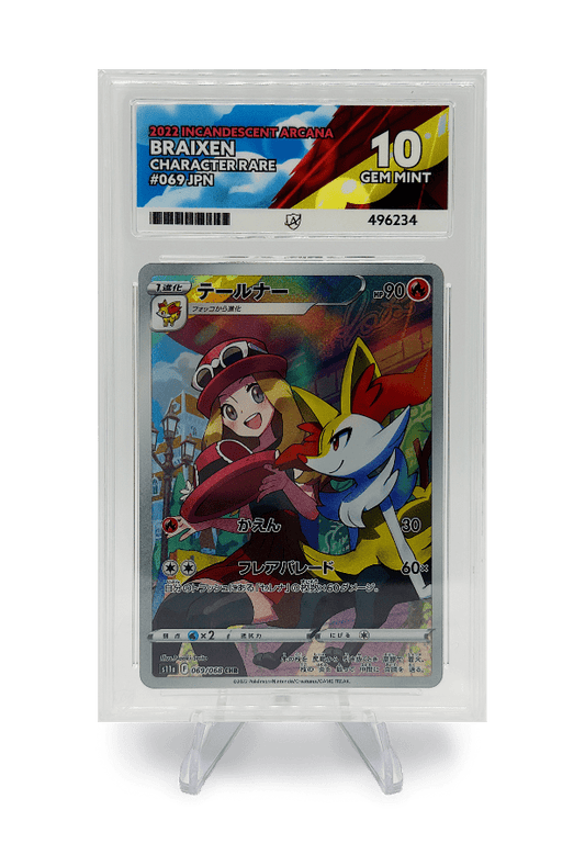 BuyGradedCards BRAIXEN CHR 069/068 ACE GEM MINT 10 - Incandescent Arcana 2022
