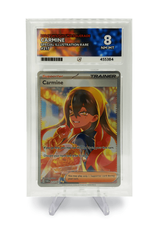 BuyGradedCards CARMINE SIR 217/167 ACE NM-MT 8 - Twilight Masquerade 2024