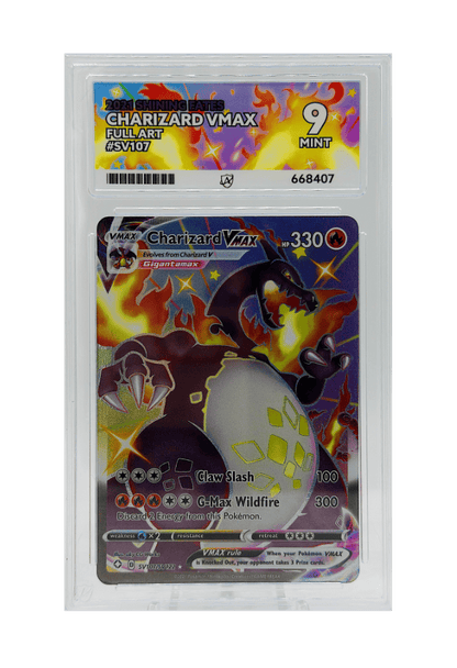 BuyGradedCards CHARIZARD VMAX FA SV107/SV122 ACE MINT 9 - Shining Fates 2021
