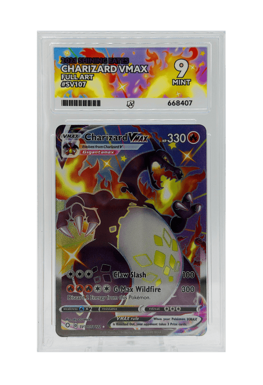 BuyGradedCards CHARIZARD VMAX FA SV107/SV122 ACE MINT 9 - Shining Fates 2021