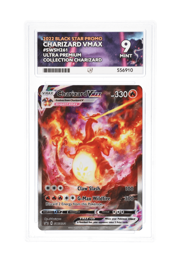 BuyGradedCards CHARIZARD VMAX SWSH261 ACE MINT 9 - Sword & Shield Ultra-Premium Collection Black Star Promo 2022