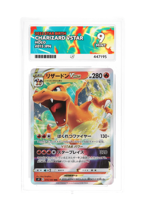 BuyGradedCards CHARIZARD VSTAR HOLO 015/100 ACE MINT 9 - Star Birth 2022