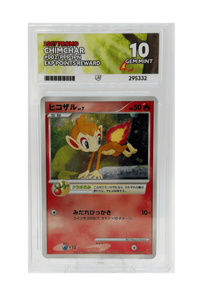 BuyGradedCards CHIMCHAR 002/PPP ACE GEM MINT 10 - EXP Points Reward Promo 2007