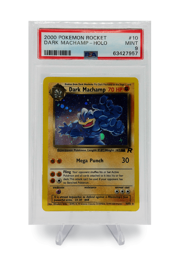BuyGradedCards DARK MACHAMP HOLO 10/82 PSA MINT 9 - Pokemon Team Rocket 2000