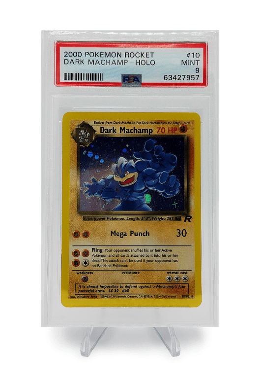 BuyGradedCards DARK MACHAMP HOLO 10/82 PSA MINT 9 - Pokemon Team Rocket 2000