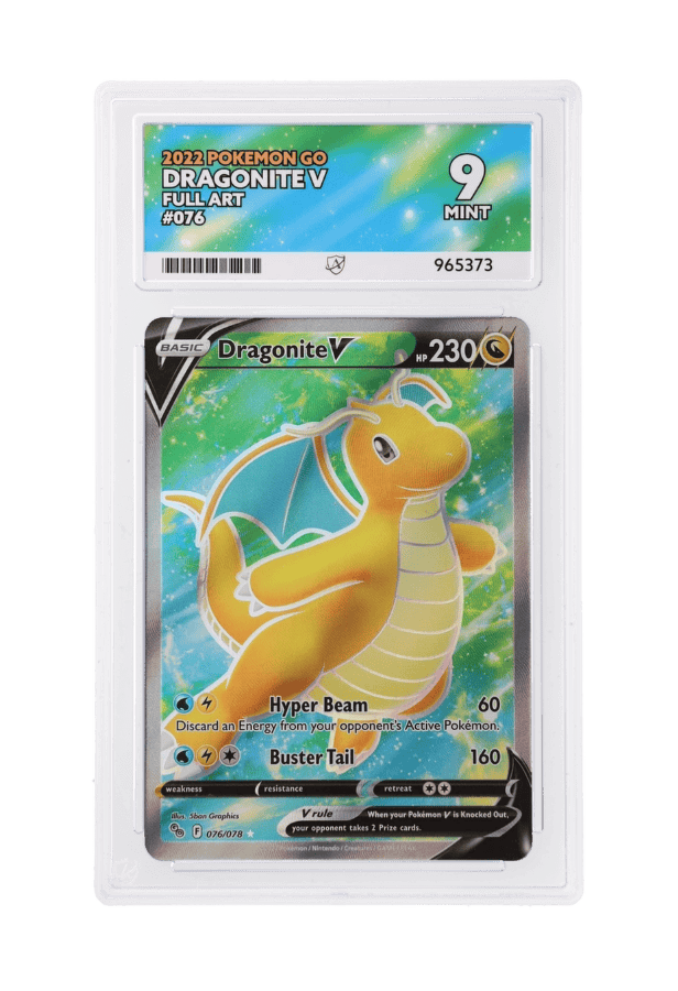 BuyGradedCards DRAGONITE V FA 076/078 ACE MINT 9 - Pokemon GO 2022
