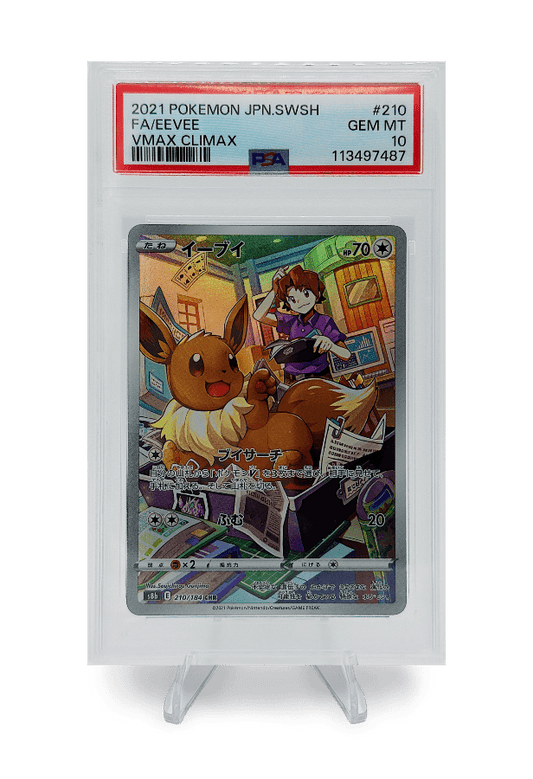 BuyGradedCards EEVEE CHR 210/184 PSA GEM MINT 10 - VMAX Climax 2021