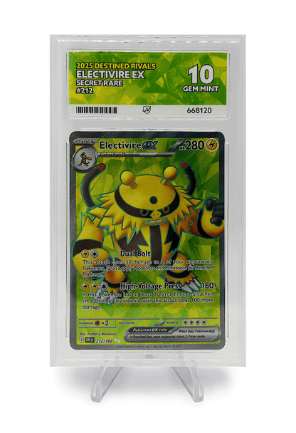 BuyGradedCards ELECTIVIRE EX SR 212/182 ACE GEM MINT 10 - Destined Rivals 2025