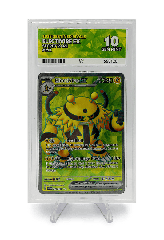 BuyGradedCards ELECTIVIRE EX SR 212/182 ACE GEM MINT 10 - Destined Rivals 2025