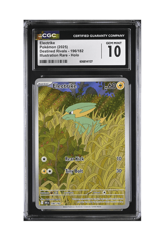 BuyGradedCards ELECTRIKE IR 196/182 CGC GEM MINT 10 - Destined Rivals 2025