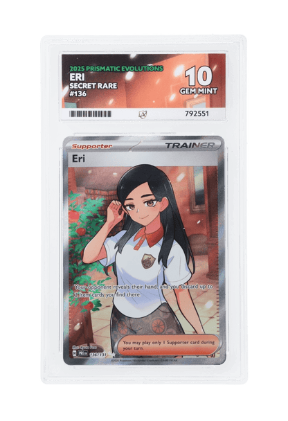 BuyGradedCards ERI SR 136/131 ACE GEM MINT 10 - Prismatic Evolutions 2025