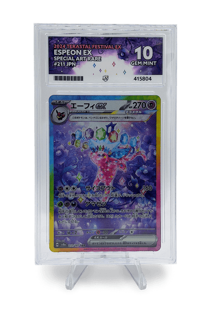 BuyGradedCards ESPEON EX SAR 211/187 ACE GEM MINT 10 - Terastal Festival ex 2024