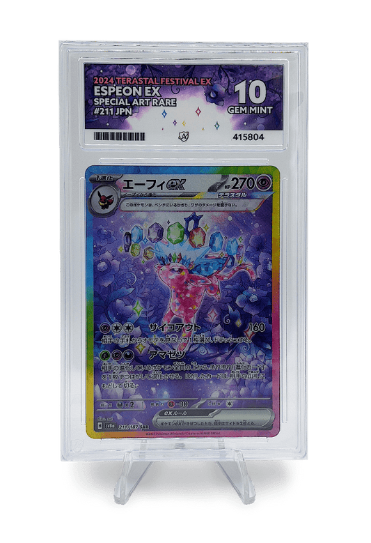BuyGradedCards ESPEON EX SAR 211/187 ACE GEM MINT 10 - Terastal Festival ex 2024
