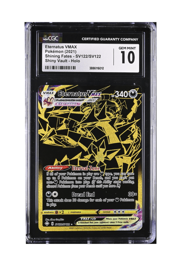 BuyGradedCards ETERNATUS VMAX SV122/SV122 CGC GEM MINT 10 - Shining Fates 2021