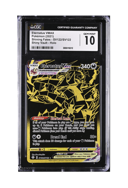 BuyGradedCards ETERNATUS VMAX SV122/SV122 CGC GEM MINT 10 - Shining Fates 2021