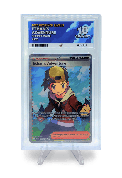 BuyGradedCards ETHAN’S ADVENTURE SR 221/182 ACE GEM MINT 10 - Destined Rivals 2025