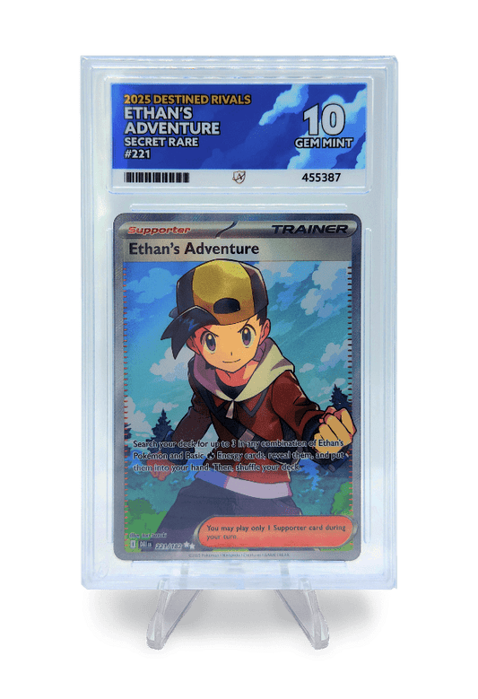 BuyGradedCards ETHAN’S ADVENTURE SR 221/182 ACE GEM MINT 10 - Destined Rivals 2025