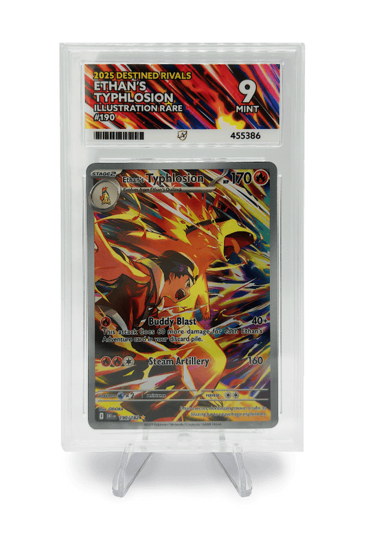BuyGradedCards ETHAN’S TYPHLOSION IR 190/182 ACE MINT 9 - Destined Rivals 2025