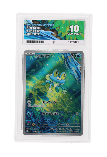 BuyGradedCards FROAKIE AR 086/083 ACE GEM MINT 10 - Ninja Spinner 2026