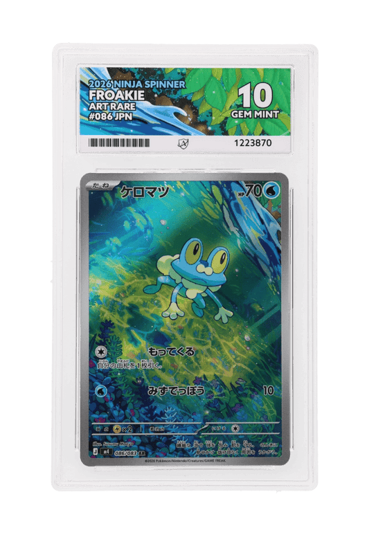 BuyGradedCards FROAKIE AR 086/083 ACE GEM MINT 10 - Ninja Spinner 2026