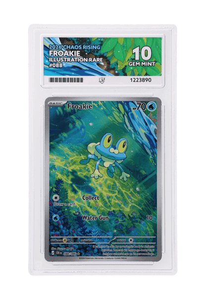 BuyGradedCards FROAKIE IR 088/086 ACE GEM MINT 10 - Chaos Rising 2026