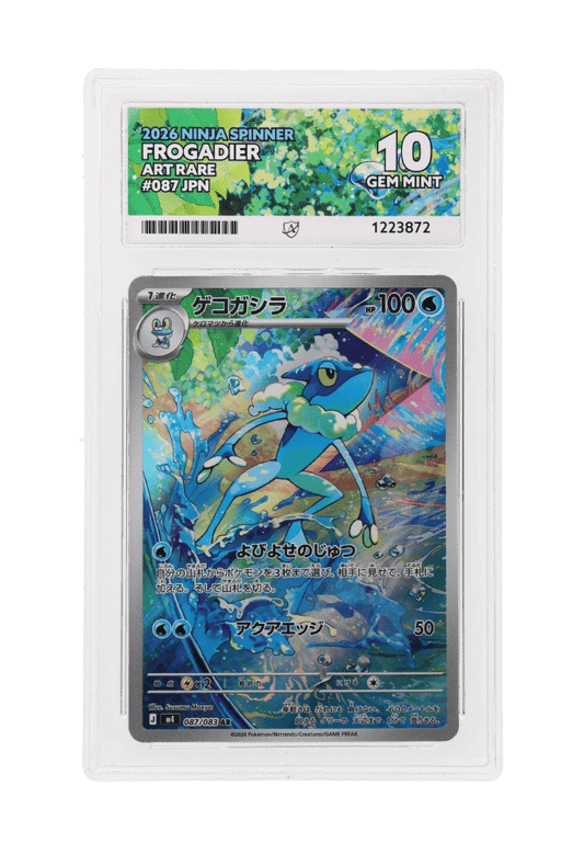 BuyGradedCards FROGADIER AR 087/083 ACE GEM MINT 10 - Ninja Spinner 2026