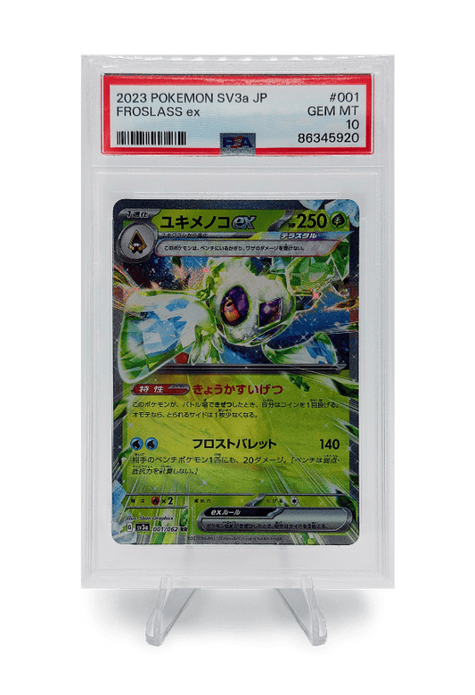 BuyGradedCards FROSLASS EX 001/062 PSA GEM MINT 10 - Raging Surf 2023