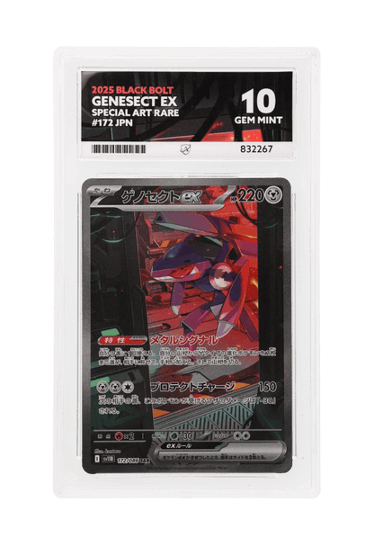 BuyGradedCards GENESECT EX SAR 172/086 ACE GEM MINT 10 - Black Bolt 2025
