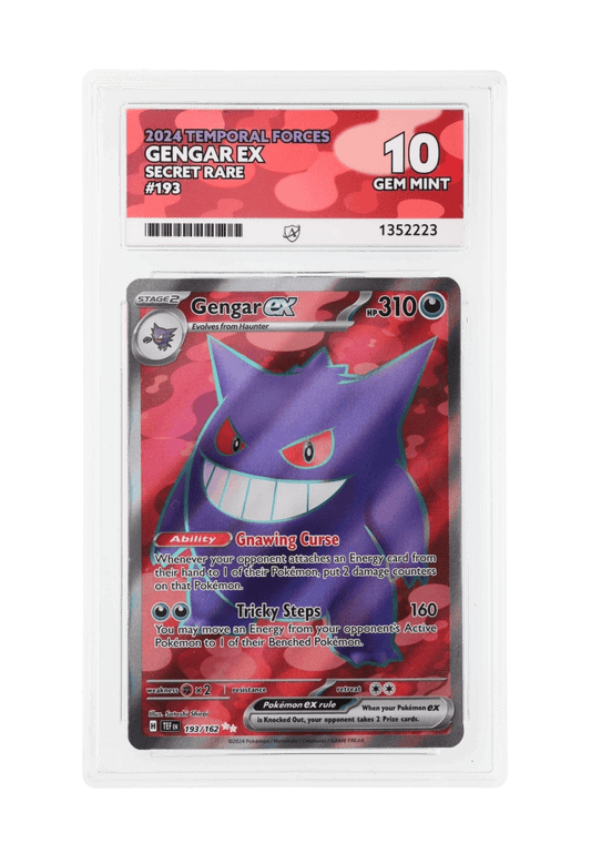 BuyGradedCards GENGAR EX SR 193/162 ACE GEM MINT 10 - Temporal Forces 2024