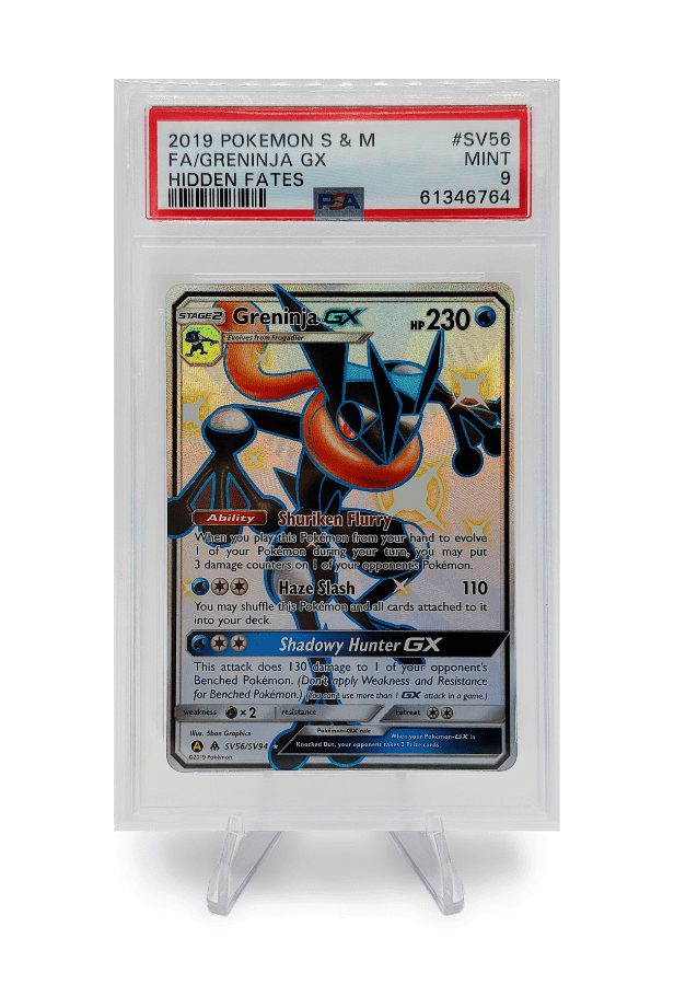 BuyGradedCards GRENINJA GX FA SV56/SV94 PSA MINT 9 - Hidden Fates 2019