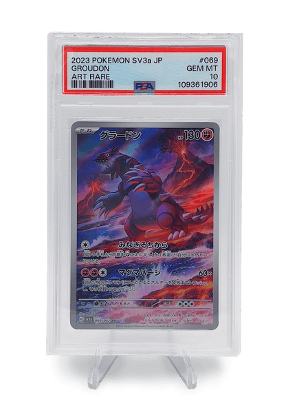 GROUDON AR 069/062 PSA GEM MINT 10 - Raging Surf 2023 – BuyGradedCards GROUDON AR 069/062 PSA GEM MINT 10 - Raging Surf 2023 – BuyGradedCards
