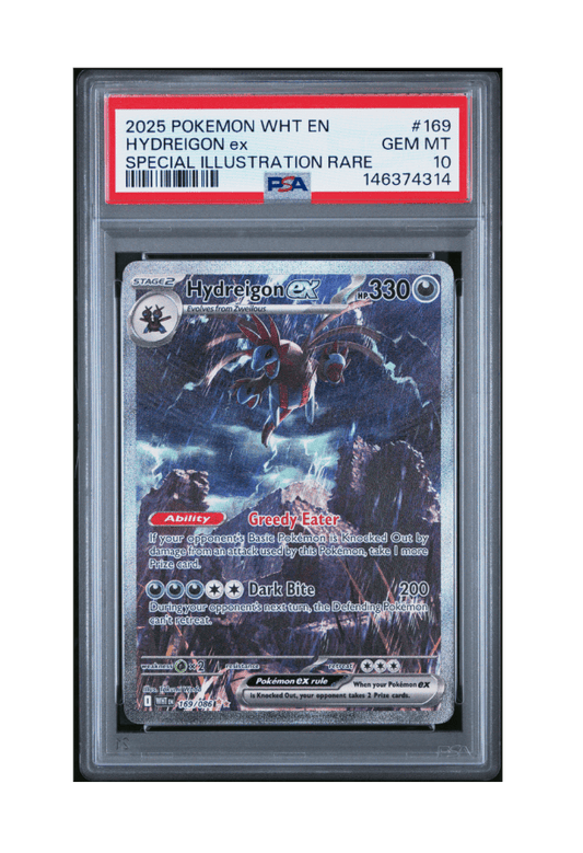 BuyGradedCards HYDREIGON EX SIR 169/086 PSA GEM MINT 10 - White Flare 2025
