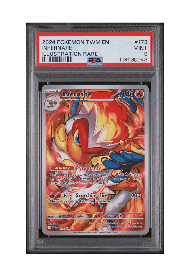 BuyGradedCards INFERNAPE IR 173/167 PSA MINT 9 - Twilight Masquerade 2024